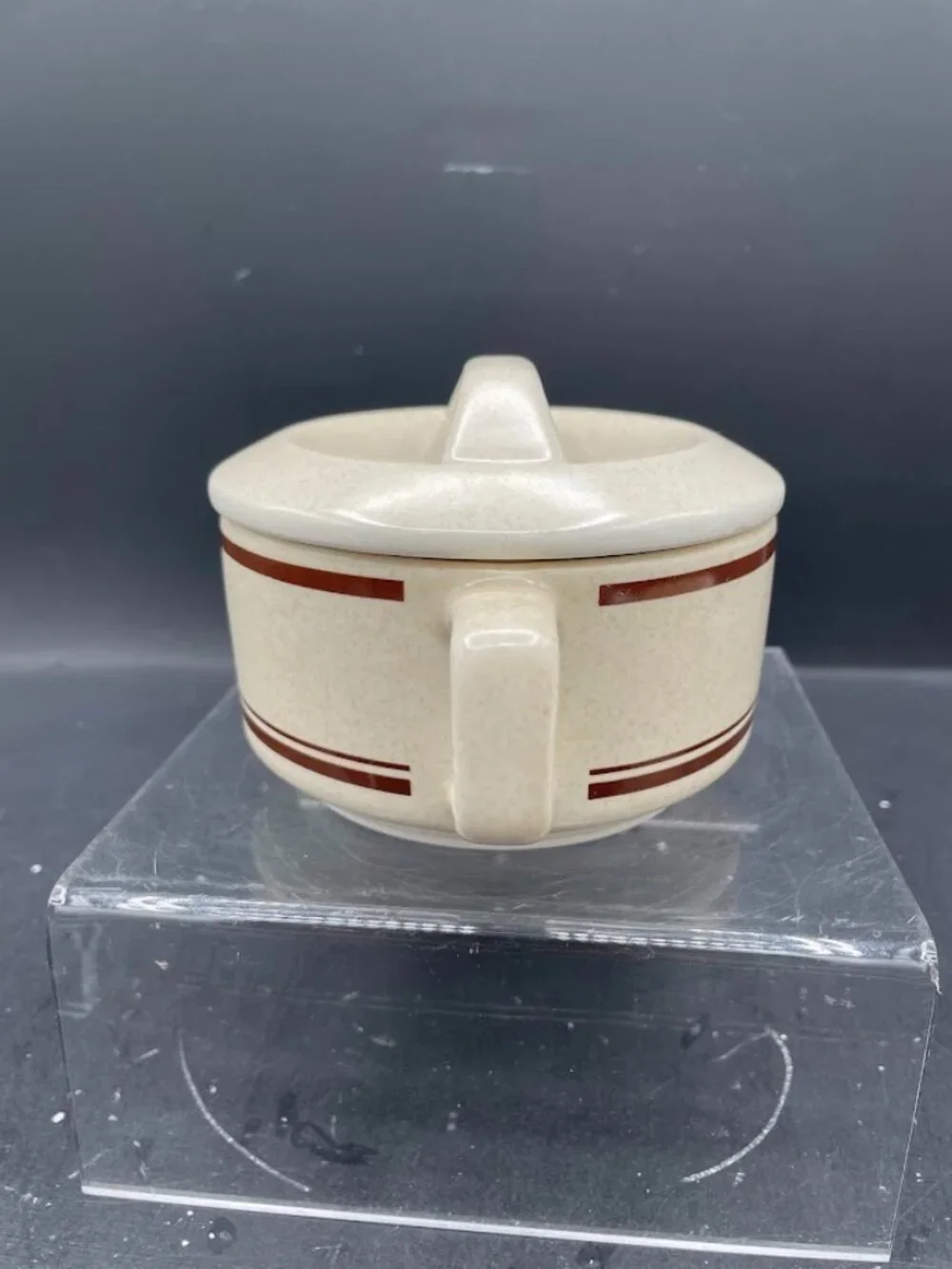 Temper-Ware by Lenox Stoneware Cream and Lidded Sugar Bowl Set Cottonwood